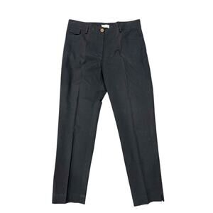 Gunex Womens Dark Navy Blue Straight Leg Pants Made in Italy Size 8